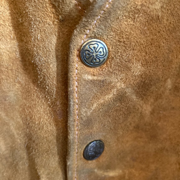Vintage Leather Sherpa Vest - Picture 4 of 6